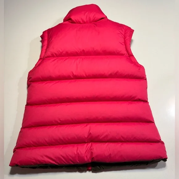 Nike Sportswear 550 Duck Down Reversible Women’s Vest Size Medium Brown/Pink EUC - Picture 4 of 13